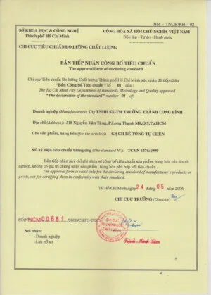 Công Ty TNHH Sản Xuất Và Thương Mại Trường Thành Long Bình