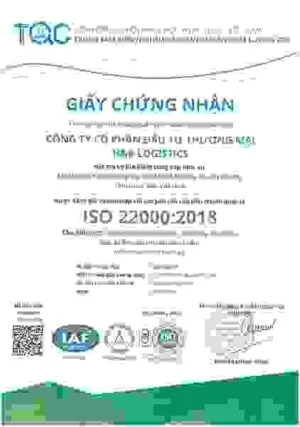 Kho Lạnh Công Nghệ Cao H&B – Công Ty Cổ Phần Đầu Tư Thương Mại H&B Logistics