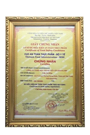 Công Ty TNHH MTV Yến Hoàng Phi