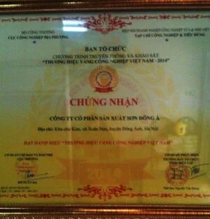 Công Ty Cổ Phần Sản Xuất Sơn Đông Á