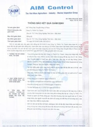 Công Ty CP Tập Đoàn Giám Định Nông Sản Công Nghiệp Hàng Hải (AIM Group)