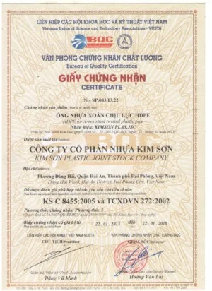 ống Nhựa Kim Sơn – Công Ty TNHH  MTV Công Nghiệp Nhựa Kim Sơn