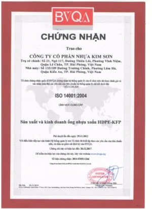 ống Nhựa Kim Sơn – Công Ty TNHH  MTV Công Nghiệp Nhựa Kim Sơn