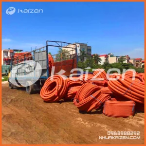 ống Thông Tin Và ống HDPE Xoắn Cam – Công Ty Cổ Phần Nhựa Kaizen