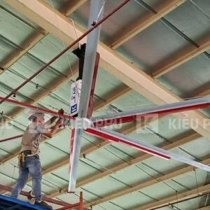 Quạt Trần Công Nghiệp HVLS Kiều Phú – Công Ty TNHH Đầu Tư Xây Dựng Kiều Phú