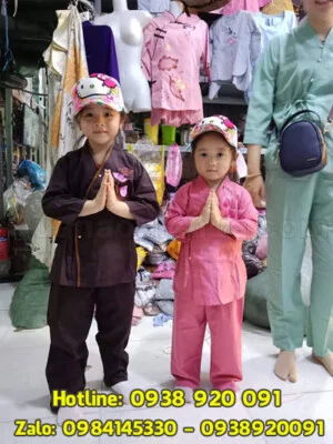 Đồ Lam Đi Chùa – Pháp Phục Yến Nhi