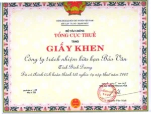 Công Ty Cổ Phần Nhựa Bảo Vân