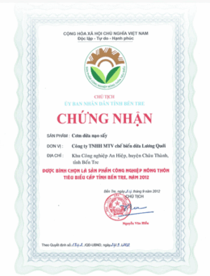Công Ty TNHH Chế Biến Dừa Lương Quới