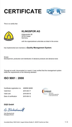 Công Ty TNHH Klingspor Việt Nam