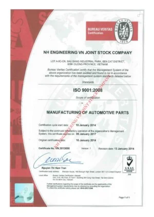 Cơ Khí NH Engineering – Công Ty Cổ Phần NH Engineering