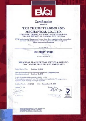 Chi Nhánh Công Ty Cổ Phần Thương Mại Cơ Khí Tân Thanh Tại Bà Rịa Vũng Tàu