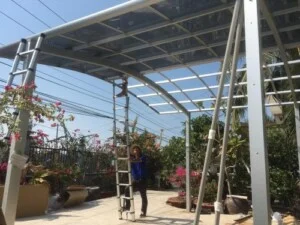 Mái Che Nhà Xe Nhật Bản – Công Ty TNHH Uchida Shoji Việt Nam