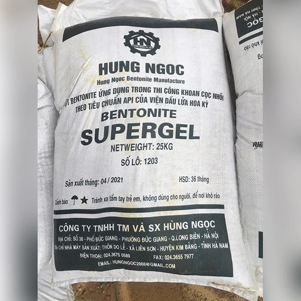 Bột Bentonite Hùng Ngọc – Công Ty TNHH Thương Mại Và Sản Xuất Hùng Ngọc