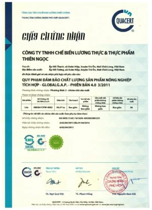 Công Ty TNHH Chế Biến Lương Thực Và Thực Phẩm Thiên Ngọc