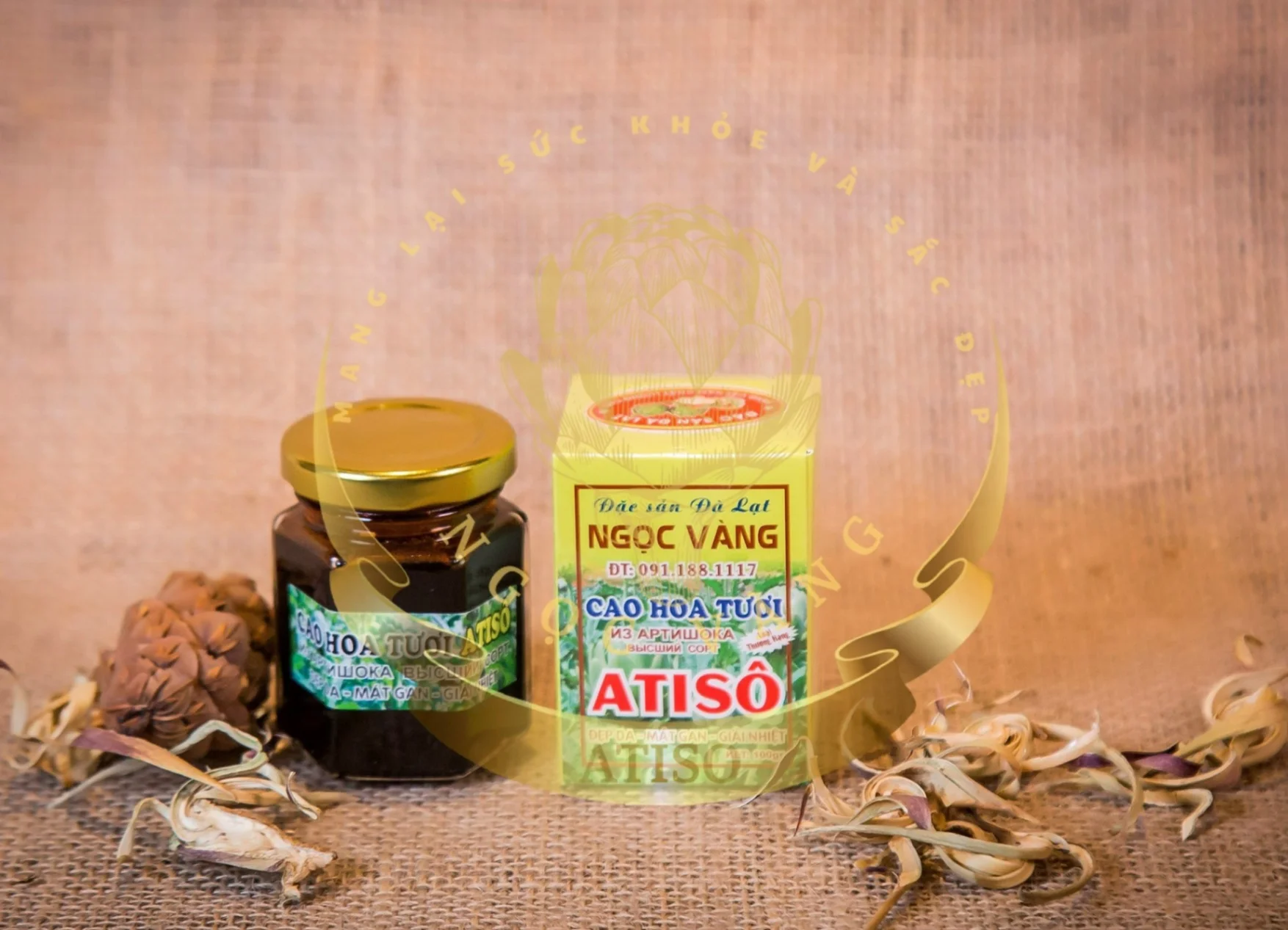 Trà Atiso Ngọc Vàng – Cơ Sở Huỳnh Tấn Được