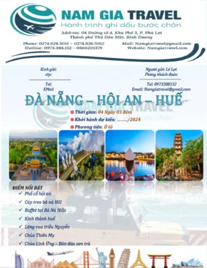Nam Gia Travel – Công Ty TNHH Dịch Vụ Lữ Hành Nam Gia Travel
