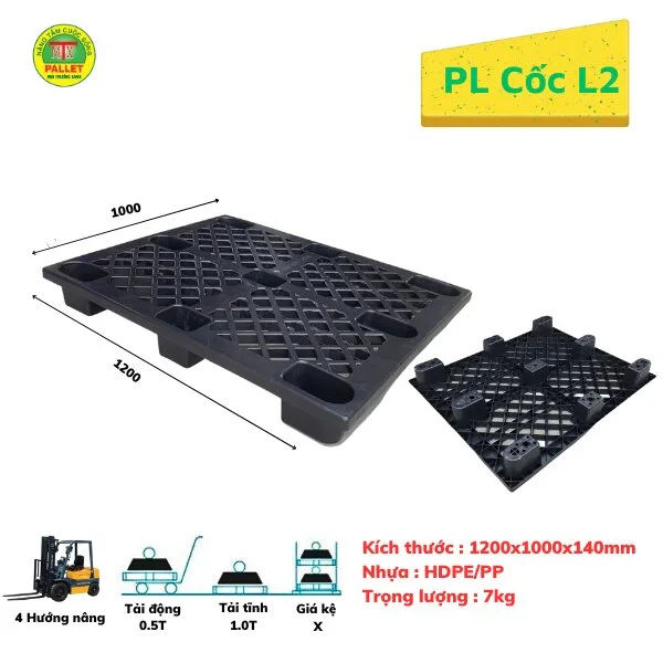 Pallet Nhựa Môi Trường Xanh – Công Ty TNHH Phát Triển Công Nghệ Khí Sinh Học Môi Trường Xanh