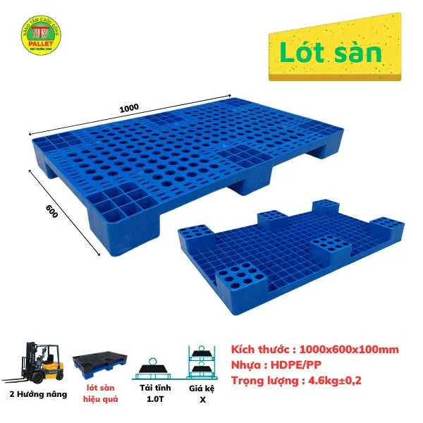 Pallet Nhựa Môi Trường Xanh – Công Ty TNHH Phát Triển Công Nghệ Khí Sinh Học Môi Trường Xanh
