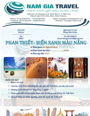 Nam Gia Travel – Công Ty TNHH Dịch Vụ Lữ Hành Nam Gia Travel