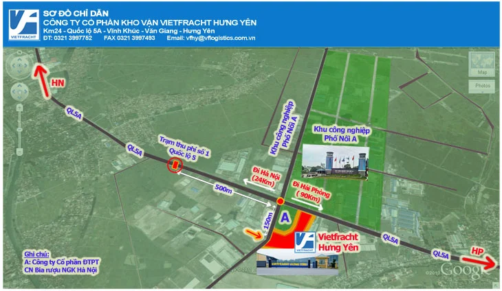 VFLogistics – Công Ty Cổ Phần Kho Vận VIETFRACHT Hưng Yên