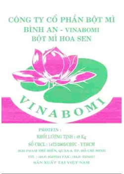 Bột Mì Bình An VINABOMI – Công Ty CP Bột Mì Bình An VINABOMI