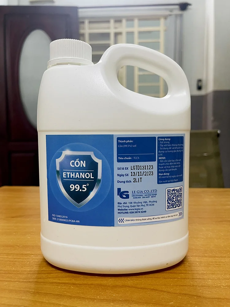 Cồn Lê Gia – Công Ty TNHH Sản Xuất Thương Mại Lê Gia