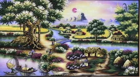 Xưởng Sản Xuất Tranh Đá Quý Long Châu Bảo Ngọc