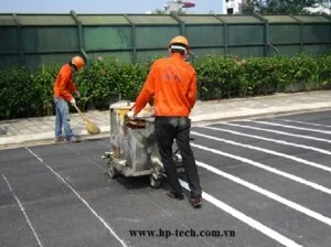 Sơn Kẻ Vạch Đường Nhiệt Dẻo HP-TECH  – Công Ty CP Tư Vấn Kỹ Thuật Công Nghệ Thương Mại Hoàng Phú