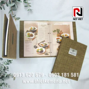 In Menu Nét Việt Plus – Công Ty TNHH Thiết Kế & In ấn Nét Việt Plus