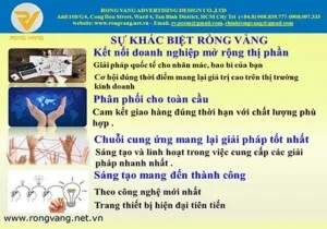 Bao Bì Quảng Cáo Rồng Vàng – Công Ty TNHH TM DV Thiết Kế Quảng Cáo Rồng Vàng