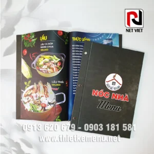 In Menu Nét Việt Plus – Công Ty TNHH Thiết Kế & In ấn Nét Việt Plus