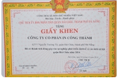 Công Ty Cổ Phần In Công Thành