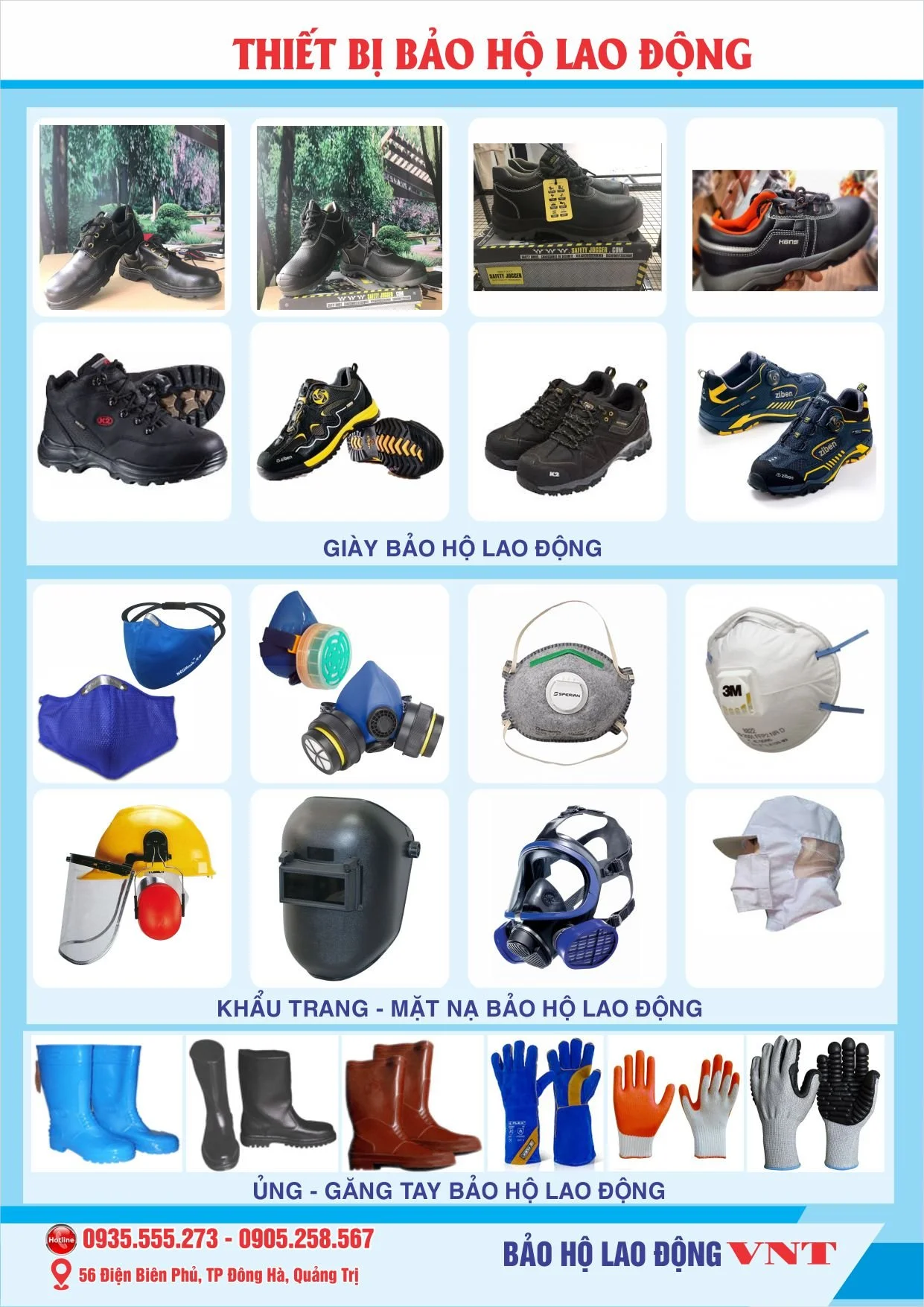 Bảo Hộ Lao Động VNT Quảng Trị