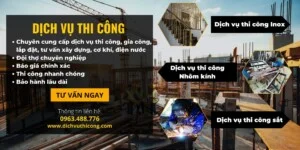 Xây Dựng- Dịch Vụ Thi Công Xây Dựng Trọn Gói