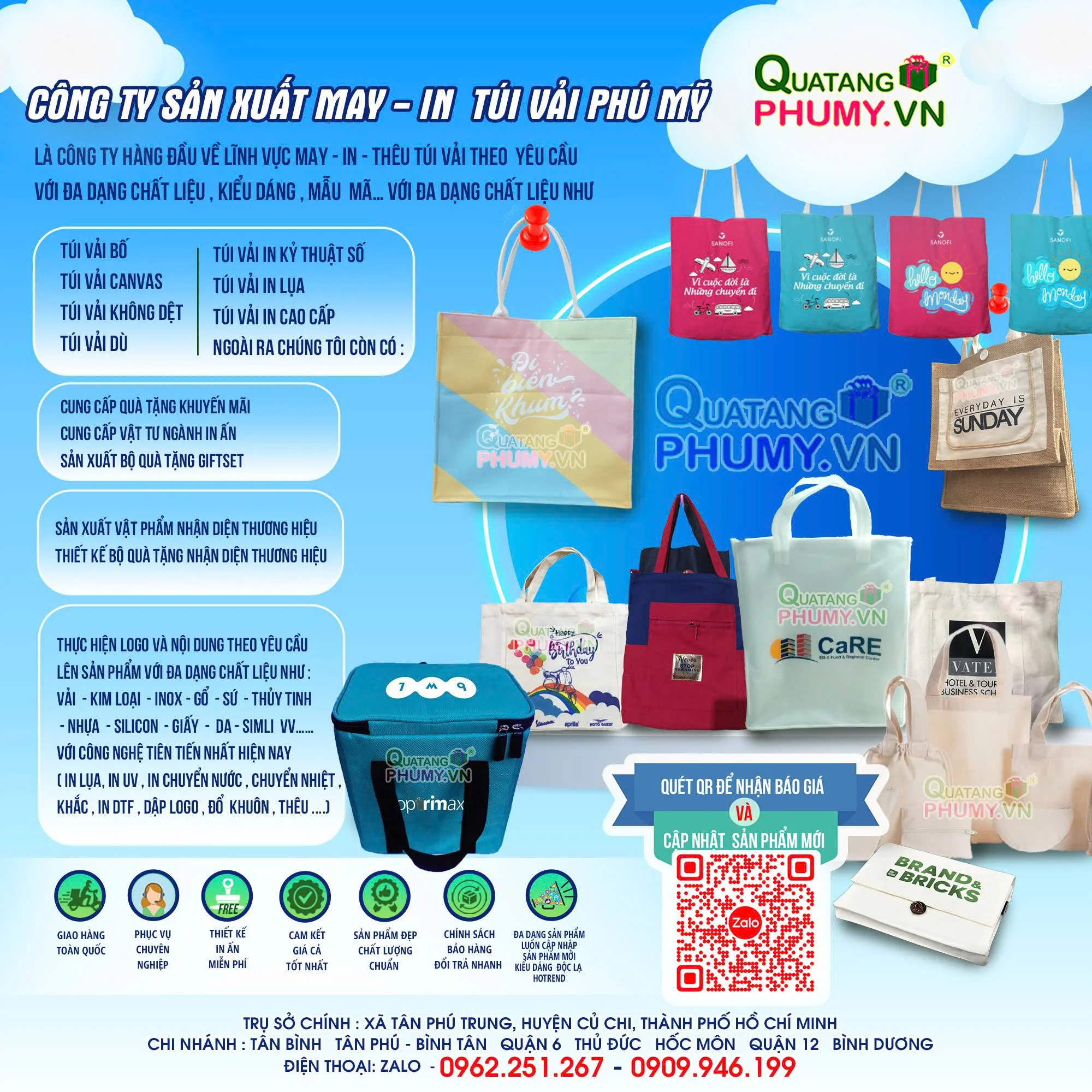 Quà Tặng Doanh Nghiệp Phú Mỹ – Công Ty TNHH Sản Xuất Thương Mại Quà Tặng Phú Mỹ