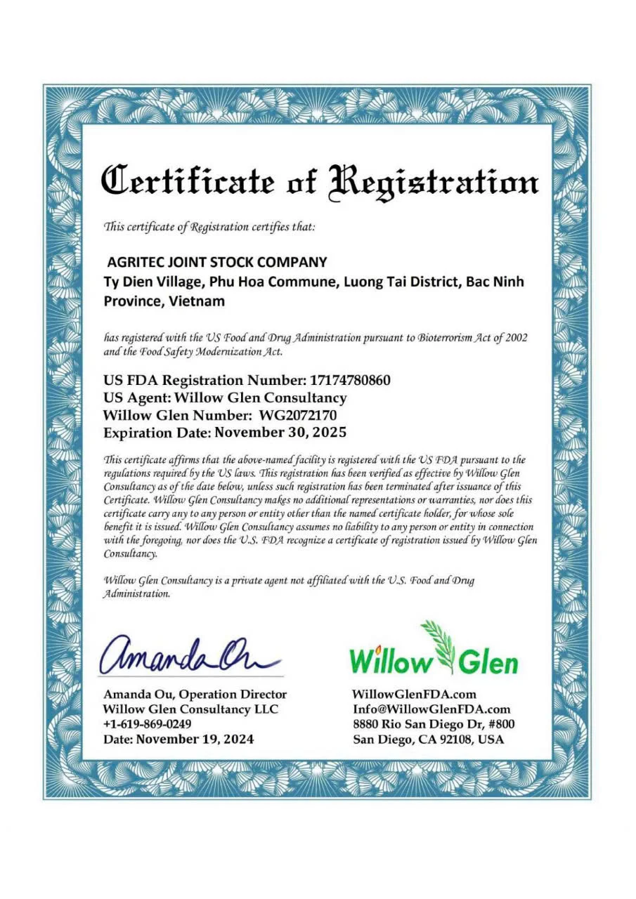 Công Ty Cổ Phần Agritec