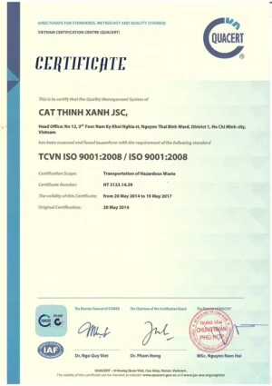 Công Ty Cổ Phần Cát Thịnh Xanh