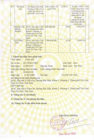Công Ty TNHH Kiến Trúc Nội Thất Trà Vinh