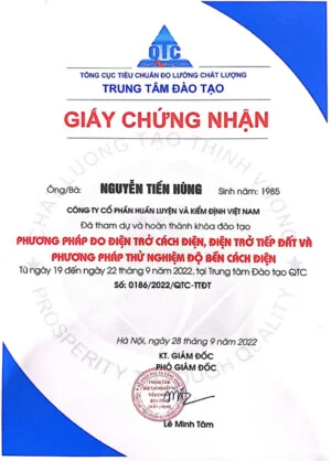 Công Ty Cổ Phần Huấn Luyện Và Kiểm Định Việt Nam