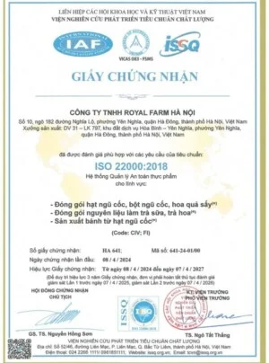Hạt Dinh Dưỡng Royal Farm – Công Ty TNHH Royal Farm Hà Nội