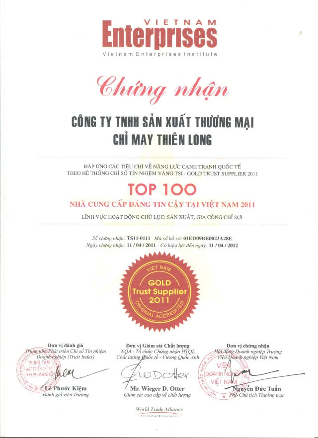 Chỉ May Thiên Long – Công Ty TNHH Sản Xuất Thương Mại Chỉ May Thiên Long