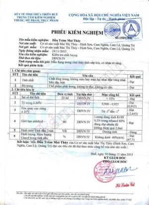 Công Ty TNHH Cao Dược Liệu Định Sơn Mai Thị Thủy