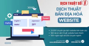 Dịch Thuật Số 1 – Công Ty Cổ Phần Dịch Thuật Chuyên Nghiệp Số 1