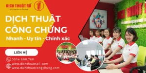 Dịch Thuật Số 1 – Công Ty Cổ Phần Dịch Thuật Chuyên Nghiệp Số 1