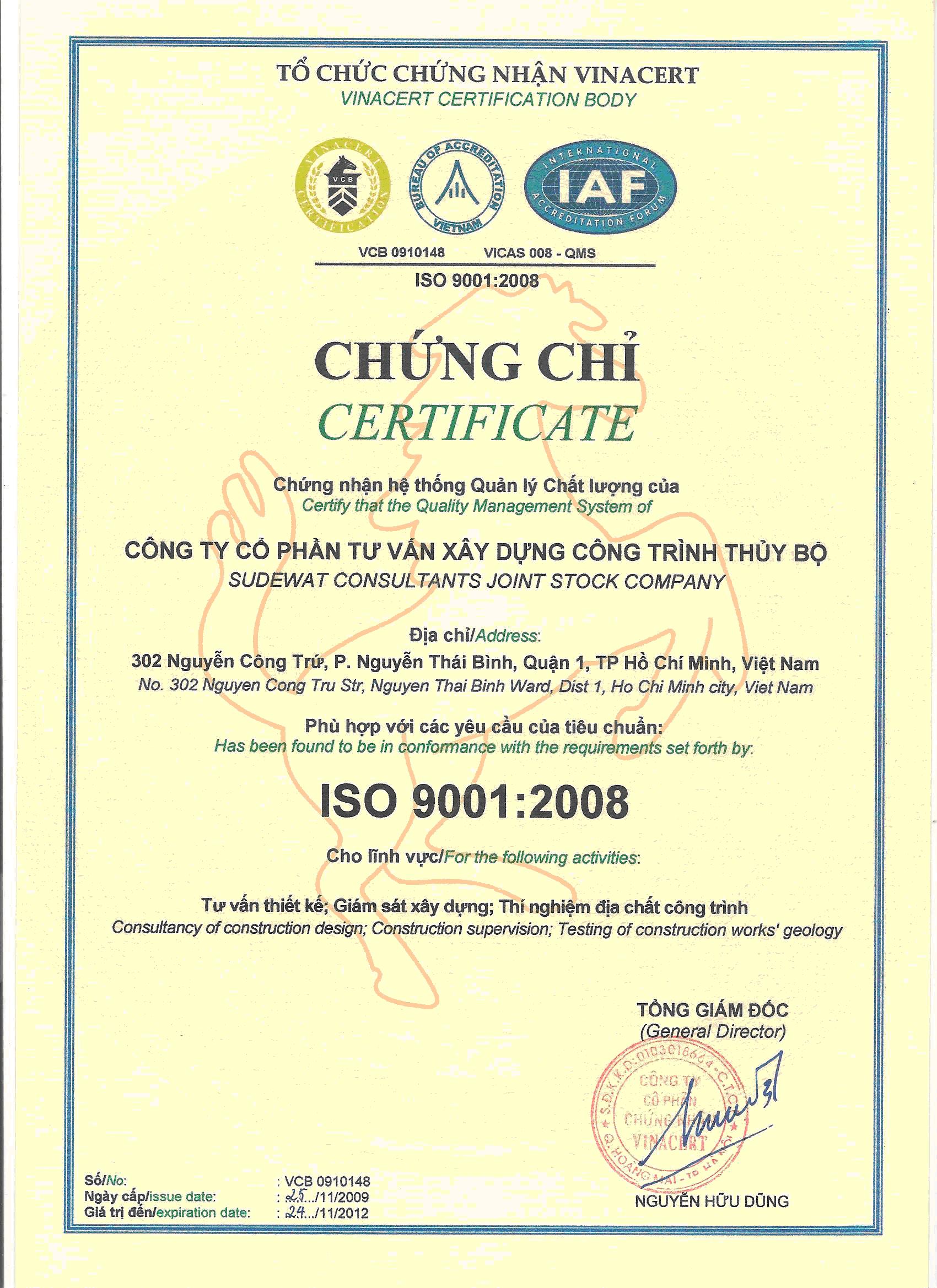 Công Ty Cổ Phần Tư Vấn Xây Dựng Công Trình Thủy Bộ