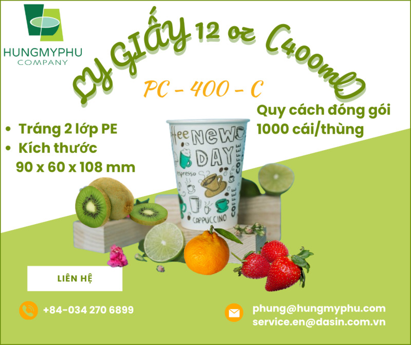 Ly Cốc Giấy Hưng Mỹ Phú – Công Ty TNHH Hưng Mỹ Phú