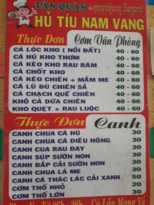 Quán Hủ Tiếu Nam Vang – Tân Quán