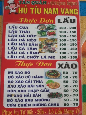 Quán Hủ Tiếu Nam Vang – Tân Quán