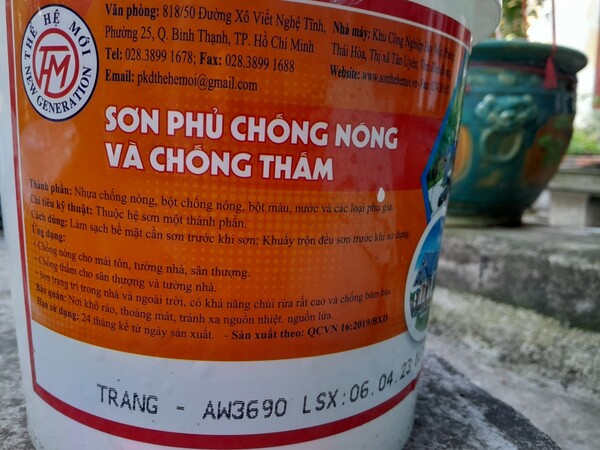 Sơn Chống Nóng Đại Lâm – Công Ty TNHH Thương Mại Đầu Tư Đại Lâm VN