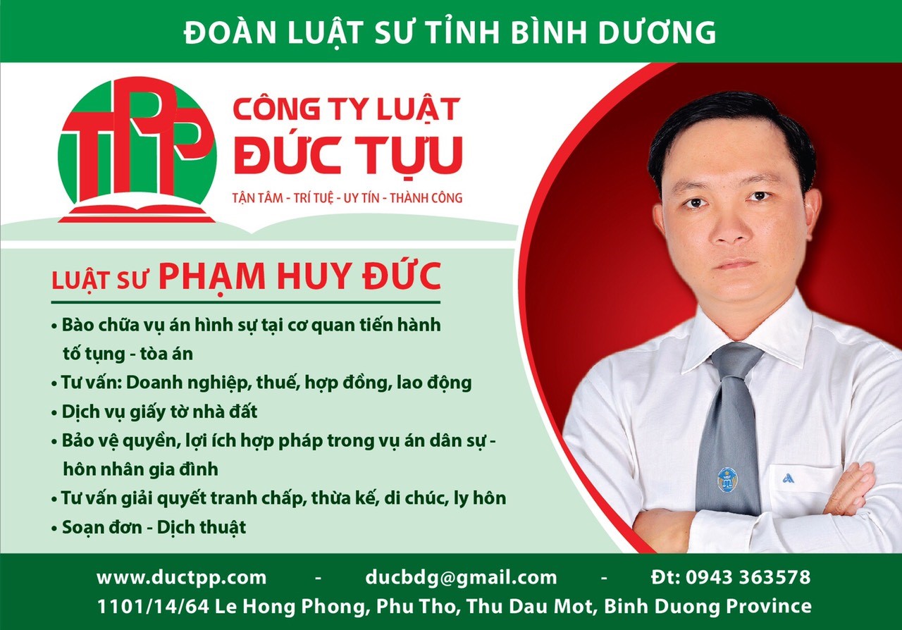 Luật Đức Tựu TPP – Công Ty Luật Đức Tựu TPP
